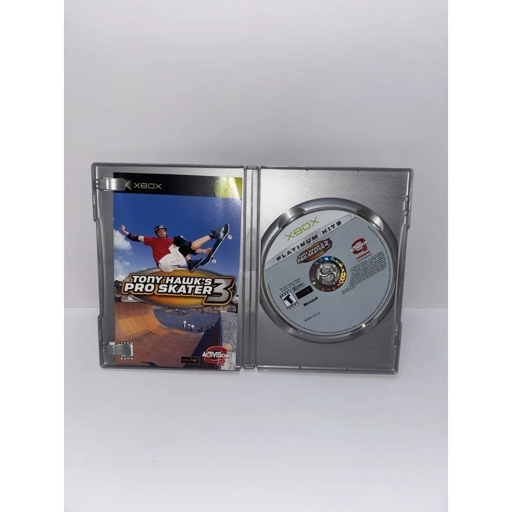 Tony Hawk's Pro Skater 3 (Microsoft Xbox, 2002) Platinum Edition CIB